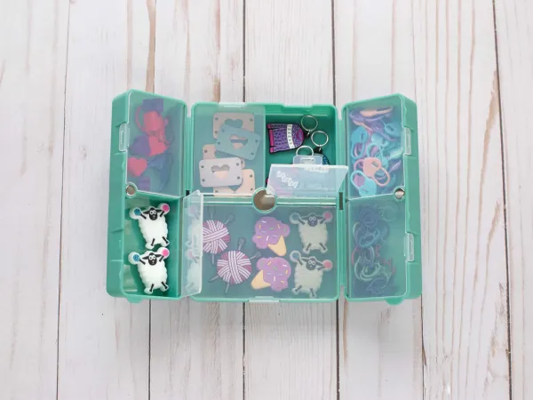 Notion Nook Teal from Fox & Pine Stitches